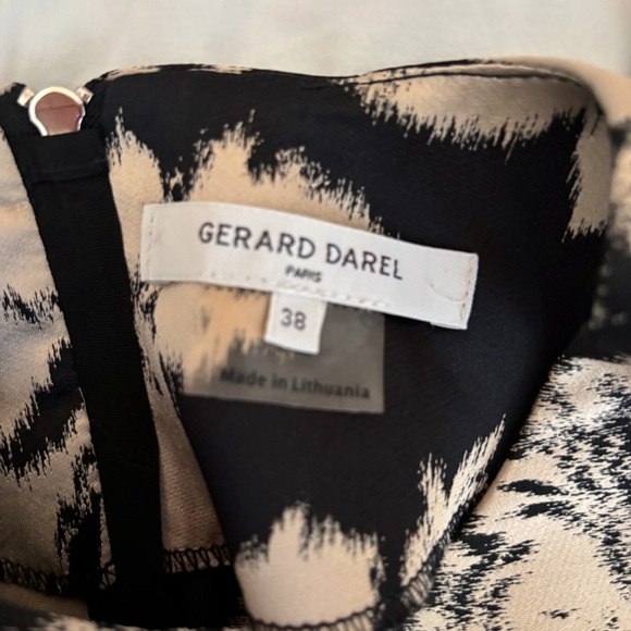 Gerard Darel Floral Silk Blend Cap Sleeve Top Sz 38 US 6 - Picture 5 of 5